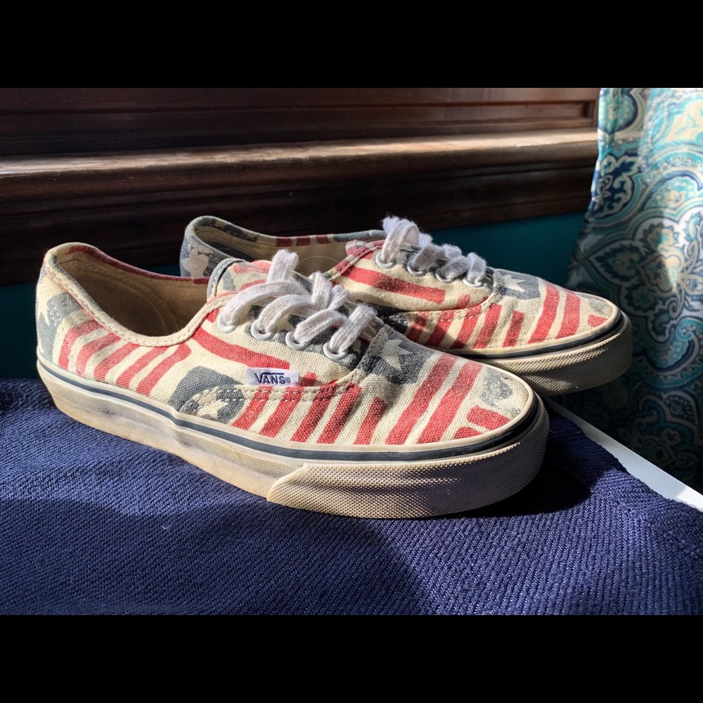 American flag Vans